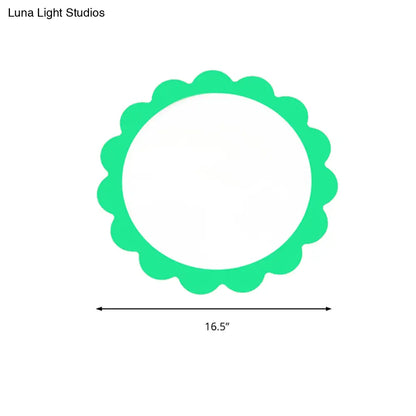 DecorBites™ DecorBites™ Modern Acrylic Ceiling Lamp for Study Rooms - Flower Design with Eye-Caring Light