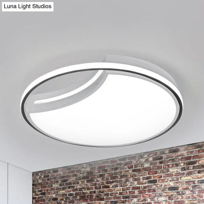 DecorBites™ DecorBites™ Modern Acrylic Ceiling Lamp: Incomplete Circle Design, Stylish Ceiling Mount Light for Foyer