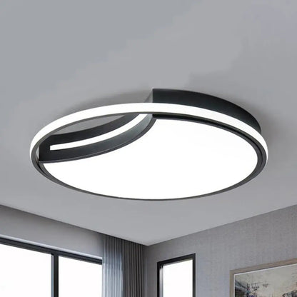 DecorBites™ DecorBites™ Modern Acrylic Ceiling Lamp: Incomplete Circle Design, Stylish Ceiling Mount Light for Foyer