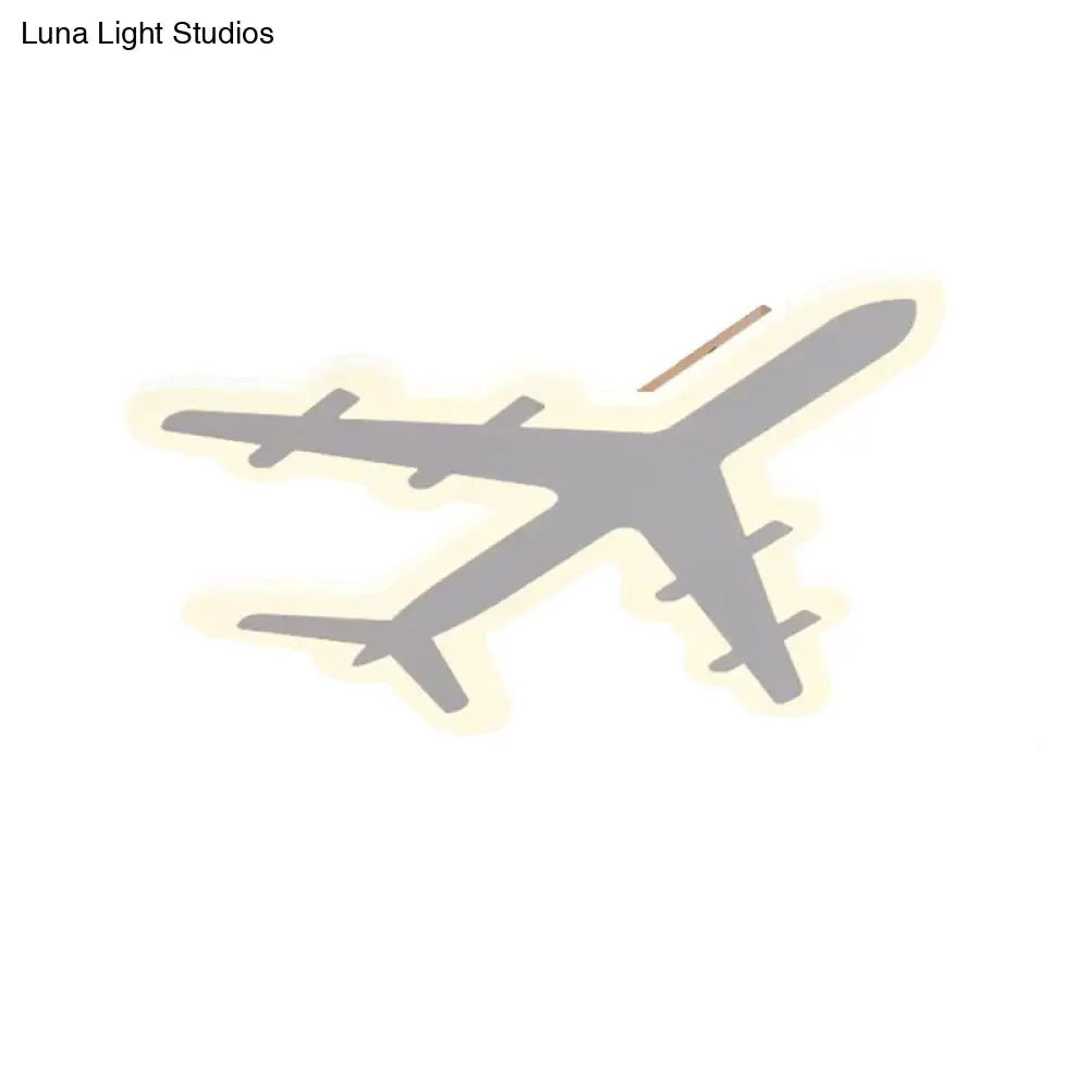 DecorBites™ DecorBites™ Modern Acrylic Ceiling Mount Light: Plane Design for Kid's Bedroom