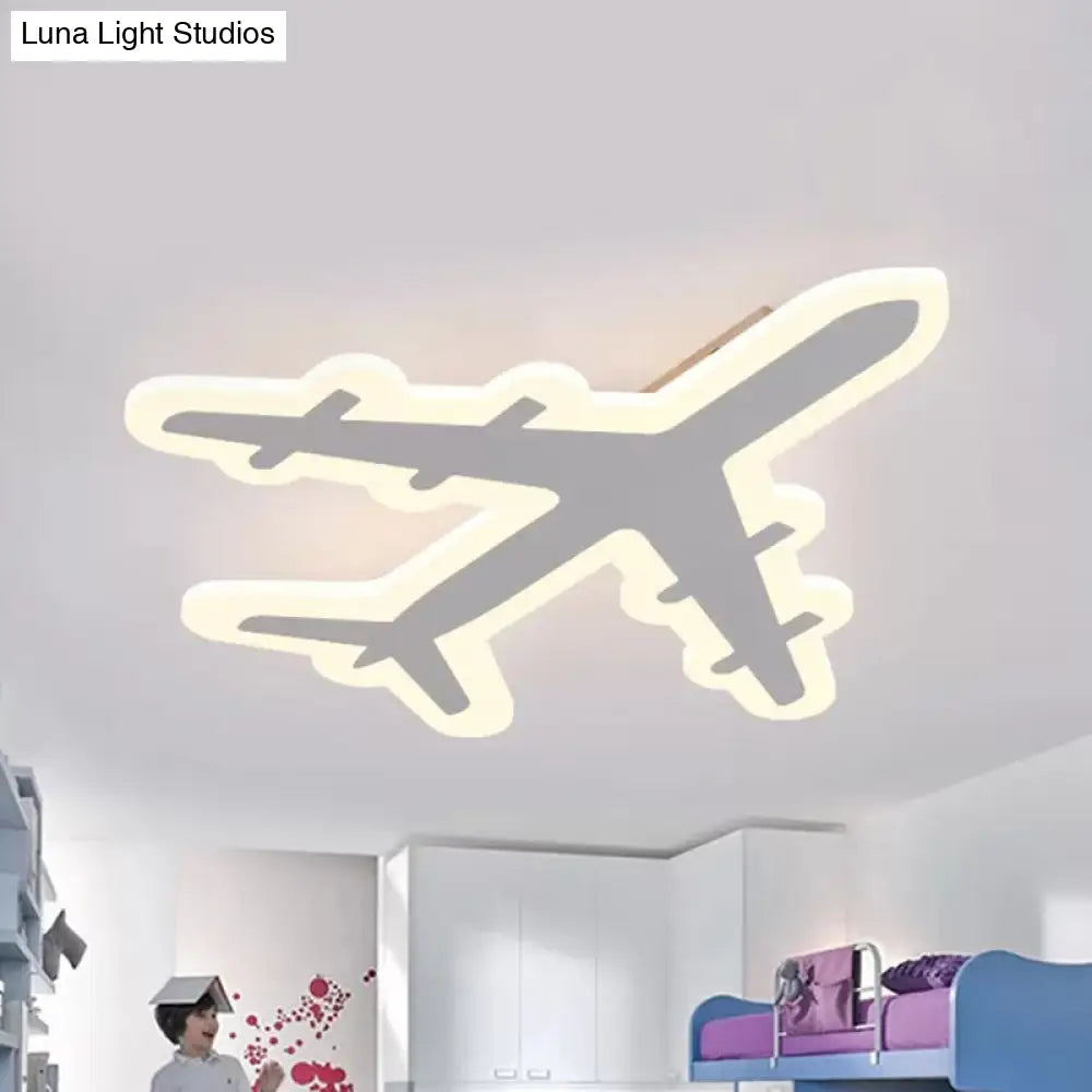 DecorBites™ DecorBites™ Modern Acrylic Ceiling Mount Light: Plane Design for Kid's Bedroom