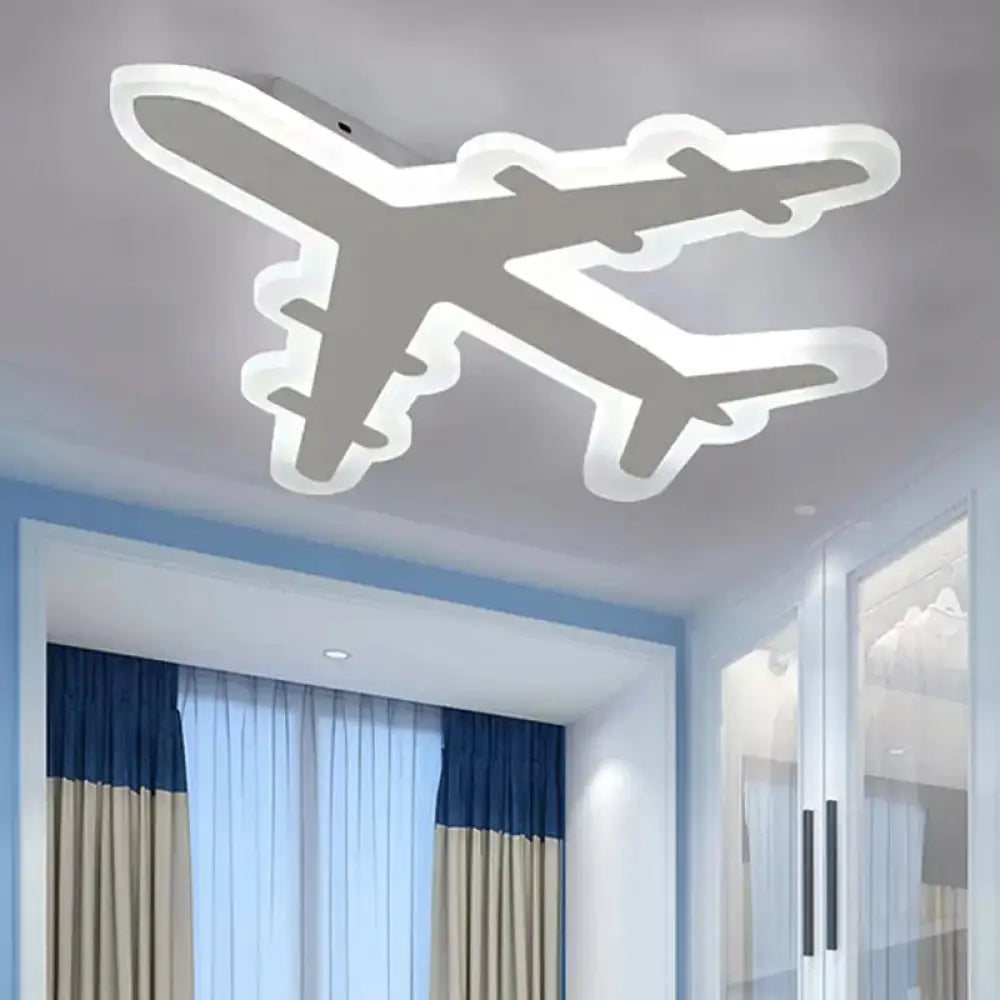DecorBites™ DecorBites™ Modern Acrylic Ceiling Mount Light: Plane Design for Kid's Bedroom