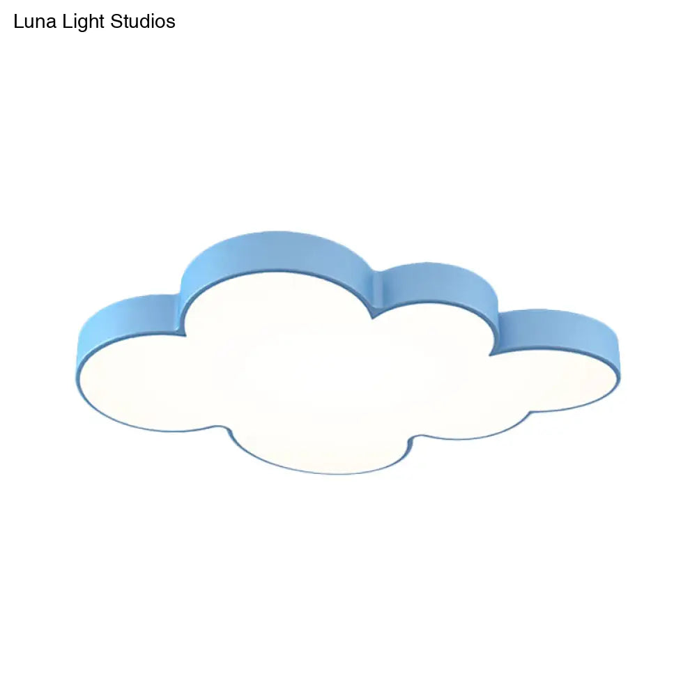 DecorBites™ DecorBites™ Modern Acrylic Cloud Ceiling Flush Mount Light for Kids' Classroom and Bedroom