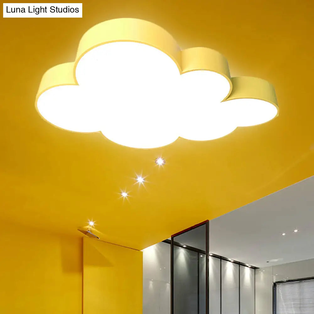 DecorBites™ DecorBites™ Modern Acrylic Cloud Ceiling Flush Mount Light for Kids' Classroom and Bedroom