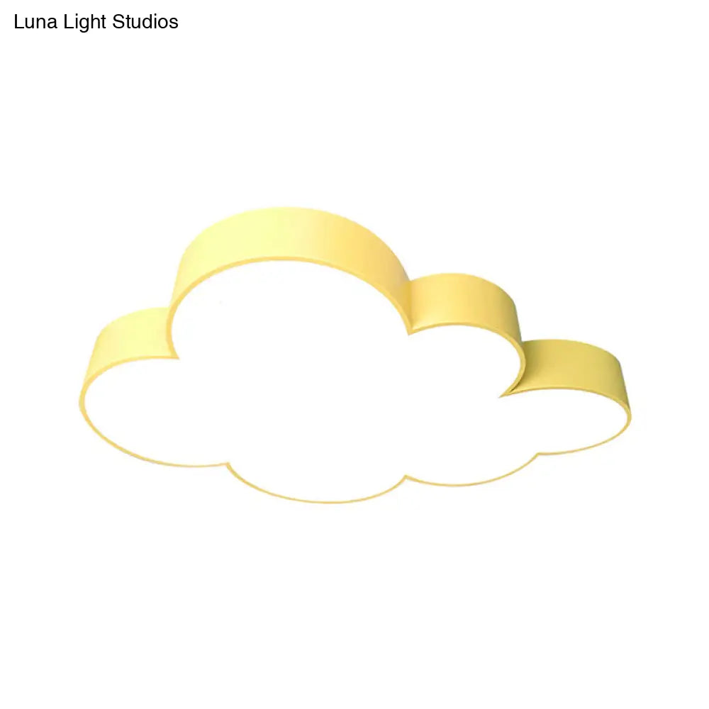 DecorBites™ DecorBites™ Modern Acrylic Cloud Ceiling Flush Mount Light for Kids' Classroom and Bedroom