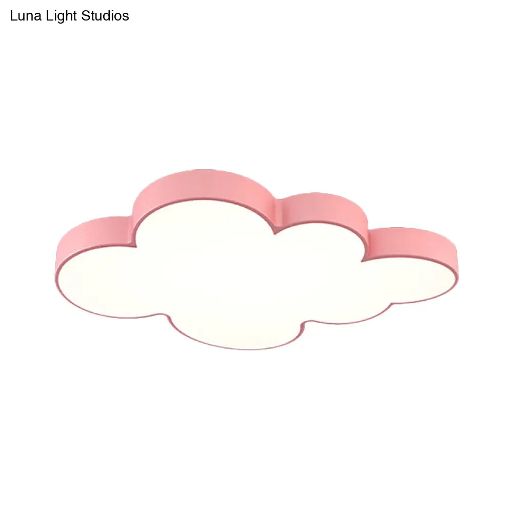 DecorBites™ DecorBites™ Modern Acrylic Cloud Ceiling Flush Mount Light for Kids' Classroom and Bedroom