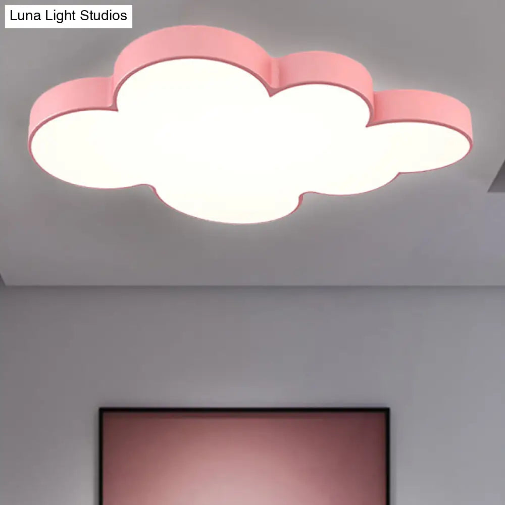DecorBites™ DecorBites™ Modern Acrylic Cloud Ceiling Flush Mount Light for Kids' Classroom and Bedroom