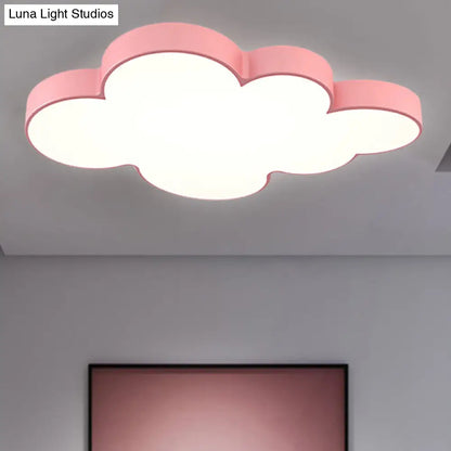 DecorBites™ DecorBites™ Modern Acrylic Cloud Ceiling Flush Mount Light for Kids' Classroom and Bedroom