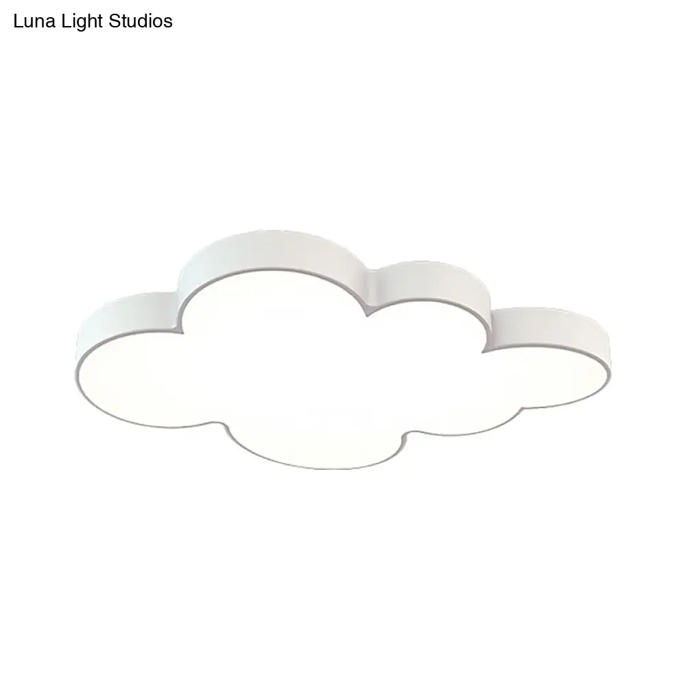 DecorBites™ DecorBites™ Modern Acrylic Cloud Ceiling Flush Mount Light for Kids' Classroom and Bedroom