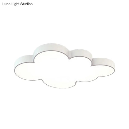 DecorBites™ DecorBites™ Modern Acrylic Cloud Ceiling Flush Mount Light for Kids' Classroom and Bedroom