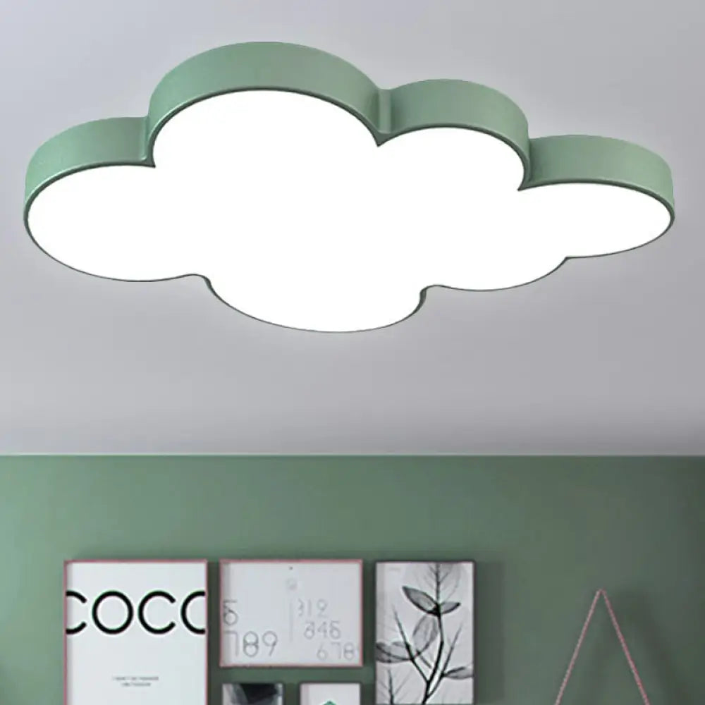 DecorBites™ DecorBites™ Modern Acrylic Cloud Ceiling Flush Mount Light for Kids' Classroom and Bedroom
