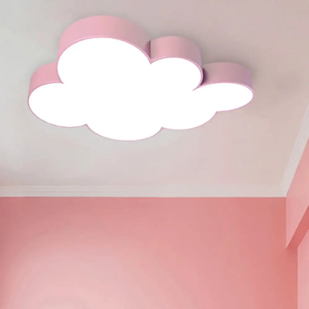 DecorBites™ DecorBites™ Modern Acrylic Cloud Ceiling Flush Mount Light for Kids' Classroom and Bedroom