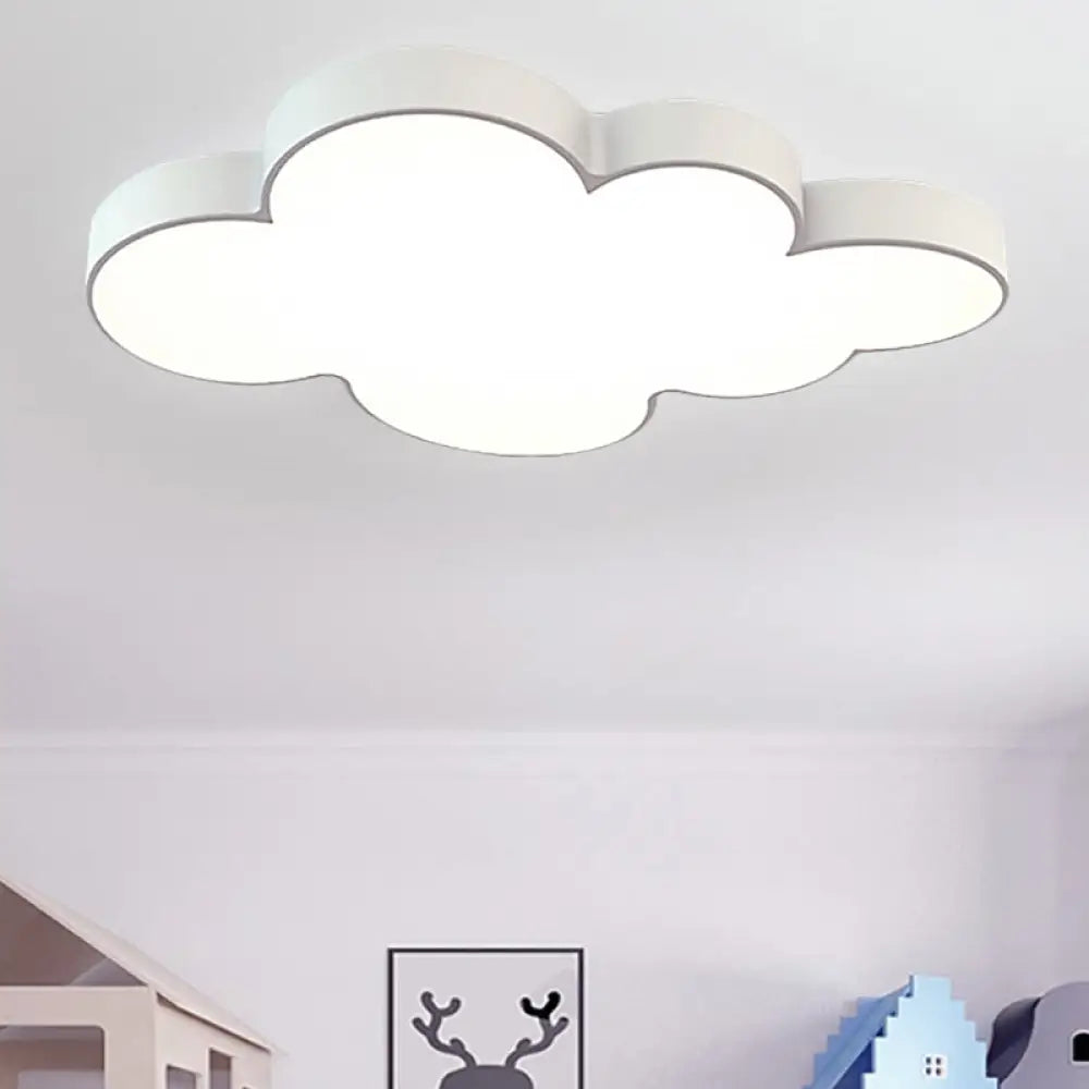DecorBites™ DecorBites™ Modern Acrylic Cloud Ceiling Flush Mount Light for Kids' Classroom and Bedroom