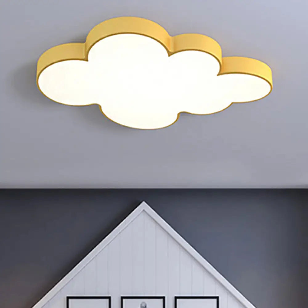 DecorBites™ DecorBites™ Modern Acrylic Cloud Ceiling Flush Mount Light for Kids' Classroom and Bedroom