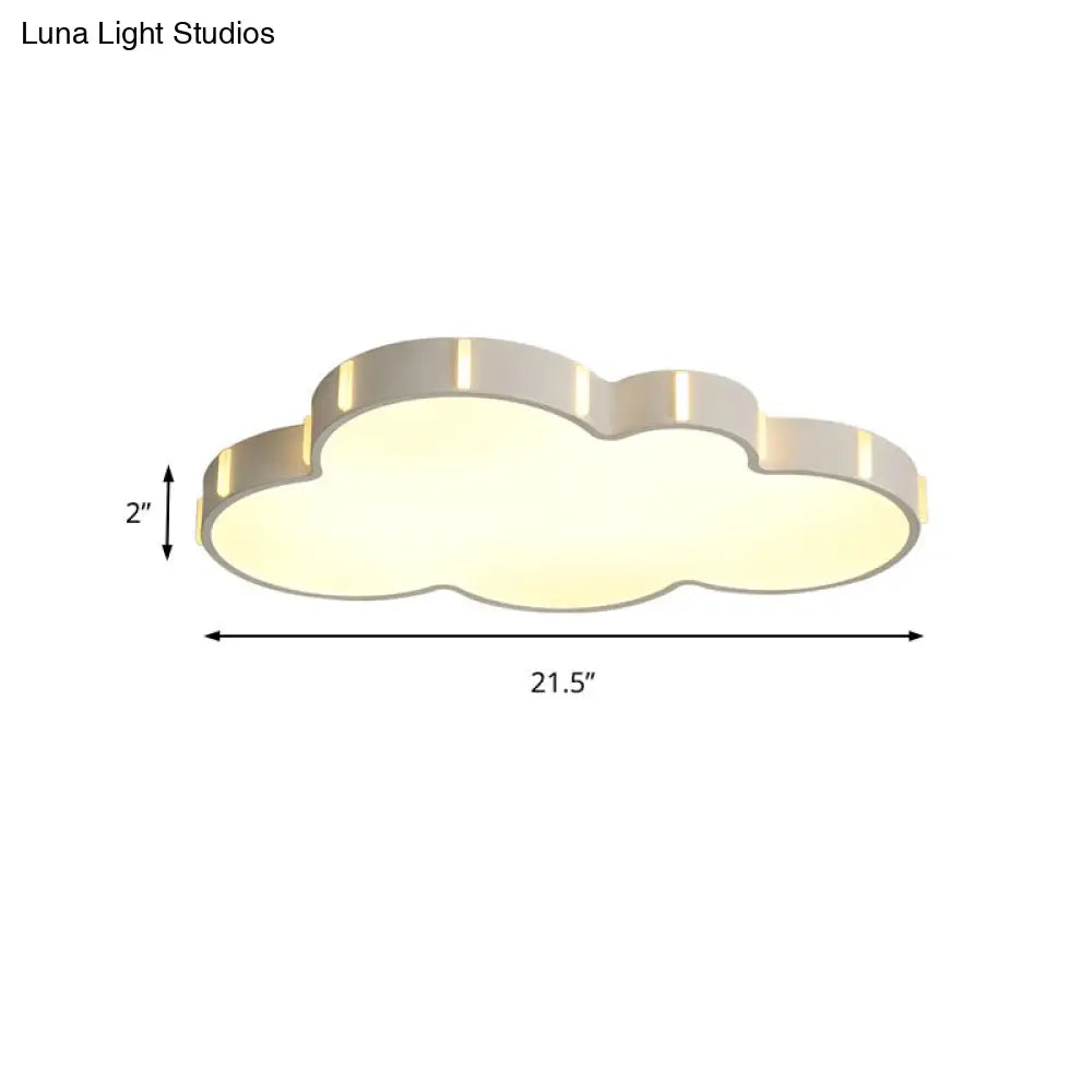 DecorBites™ DecorBites™ Modern Acrylic Cloud Ceiling Light for Adult Bedroom in White