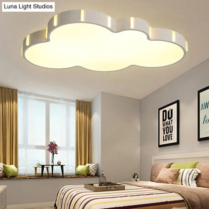 DecorBites™ DecorBites™ Modern Acrylic Cloud Ceiling Light for Adult Bedroom in White