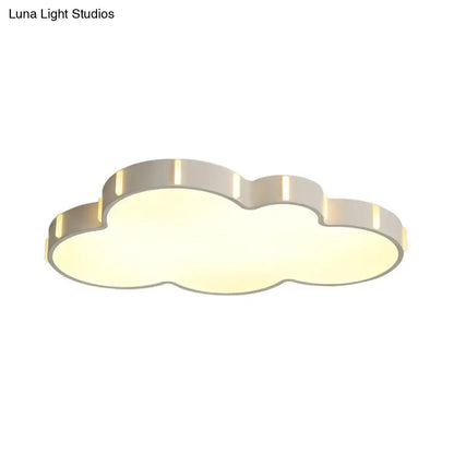 DecorBites™ DecorBites™ Modern Acrylic Cloud Ceiling Light for Adult Bedroom in White