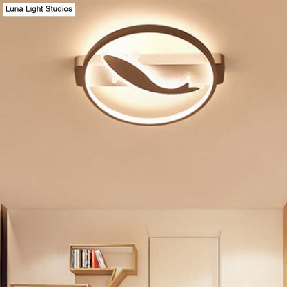 DecorBites™ DecorBites™ Modern Acrylic Fish Ceiling Light in White for Stylish Kitchen Lighting