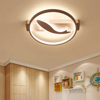 DecorBites™ DecorBites™ Modern Acrylic Fish Ceiling Light in White for Stylish Kitchen Lighting