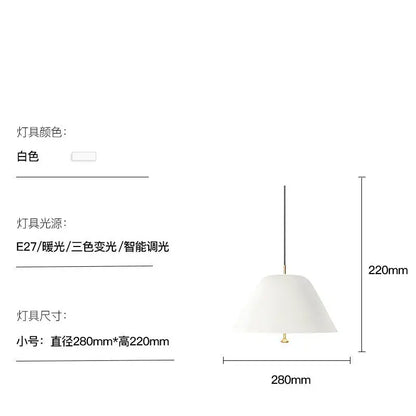 White conical pendant lamp with gold-toned metal fixture complements decorbites acrylic green dimmable pendant lamp design