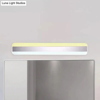 DecorBites™ DecorBites™ Modern Acrylic LED Bathroom Vanity Mirror Light with Reflector - 31.5''/39''/47'' Wide