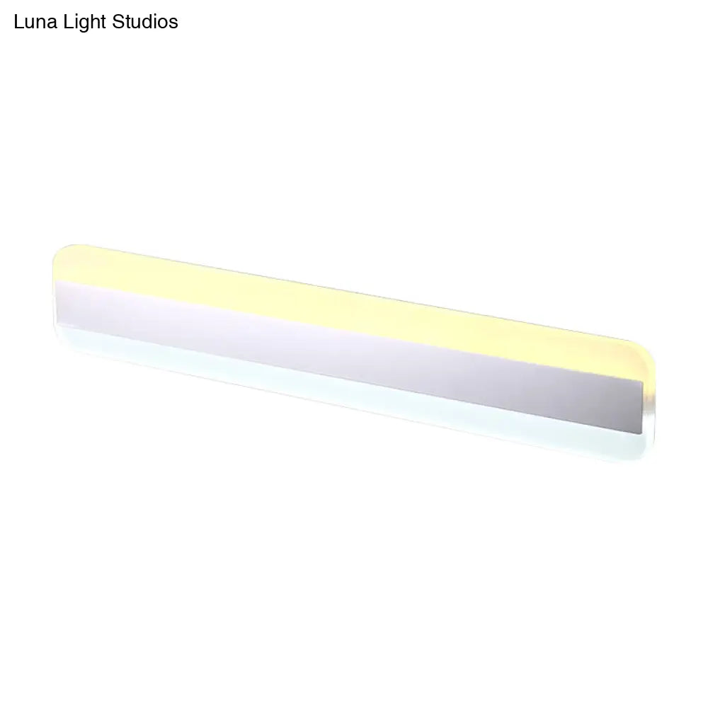 DecorBites™ DecorBites™ Modern Acrylic LED Bathroom Vanity Mirror Light with Reflector - 31.5''/39''/47'' Wide