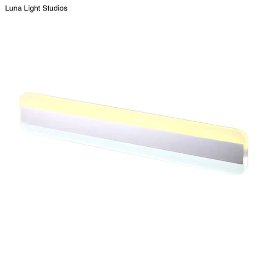 DecorBites™ DecorBites™ Modern Acrylic LED Bathroom Vanity Mirror Light with Reflector - 31.5''/39''/47'' Wide