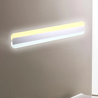 DecorBites™ DecorBites™ Modern Acrylic LED Bathroom Vanity Mirror Light with Reflector - 31.5''/39''/47'' Wide