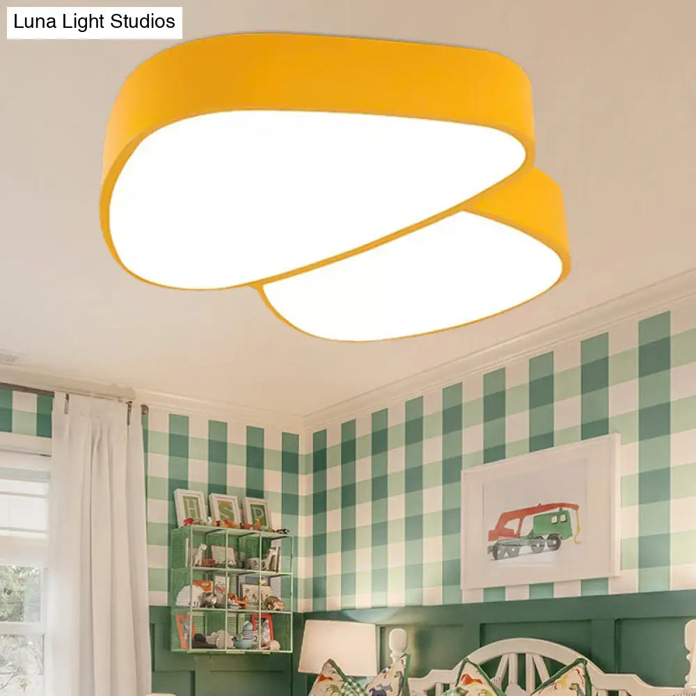 DecorBites™ DecorBites™ Modern Acrylic LED Mushroom Baby Ceiling Light - Lovely Flush Bedroom Lamp
