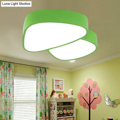 DecorBites™ DecorBites™ Modern Acrylic LED Mushroom Baby Ceiling Light - Lovely Flush Bedroom Lamp