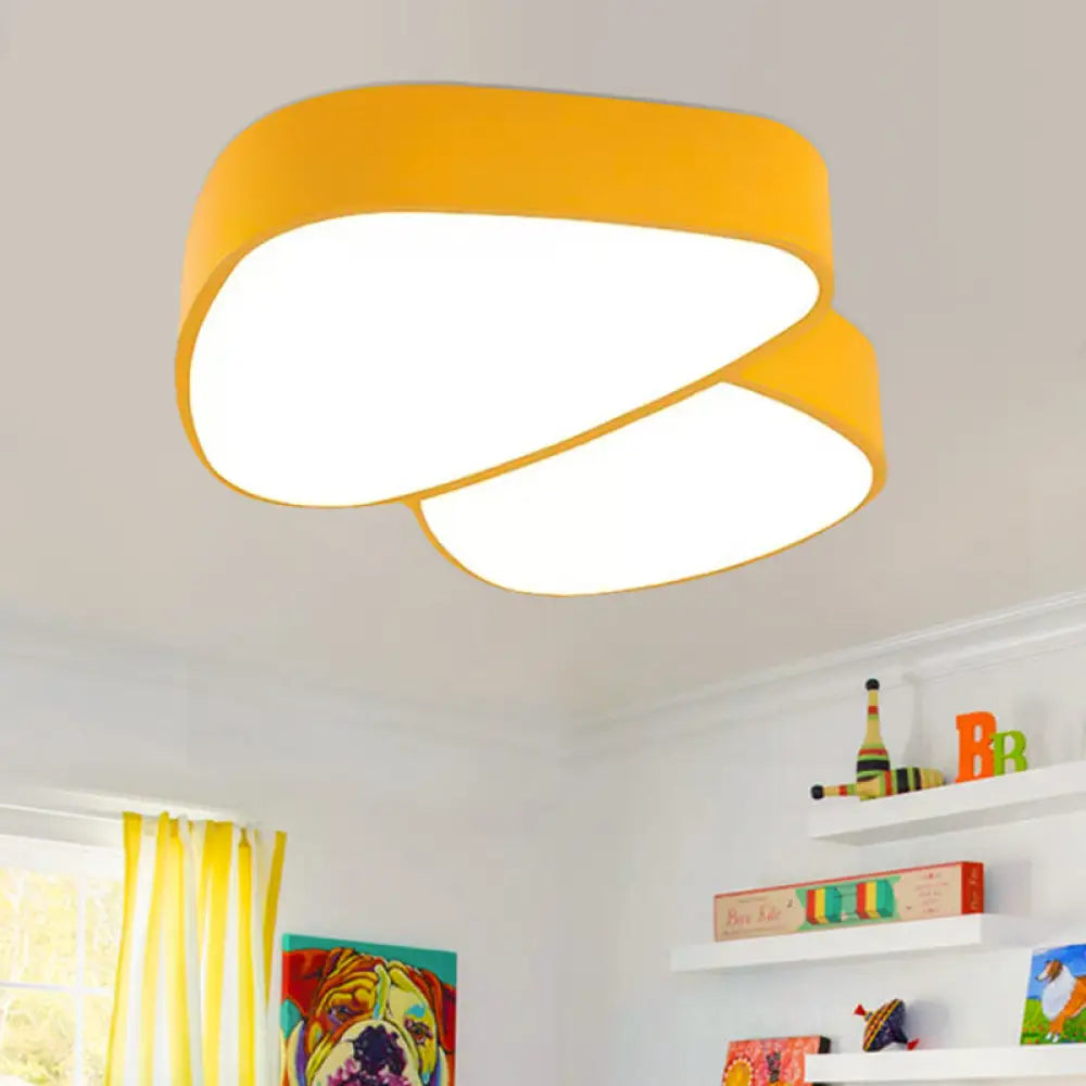 DecorBites™ DecorBites™ Modern Acrylic LED Mushroom Baby Ceiling Light - Lovely Flush Bedroom Lamp
