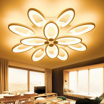 DecorBites™ DecorBites™ Modern Acrylic LED Semi Flush Mount Ceiling Light - Ideal for Living Room
