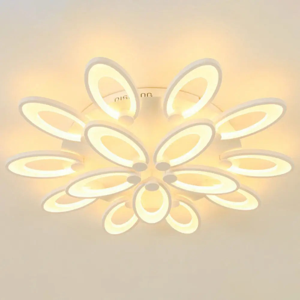 DecorBites™ DecorBites™ Modern Acrylic LED Semi Flush Mount Ceiling Light - Ideal for Living Room