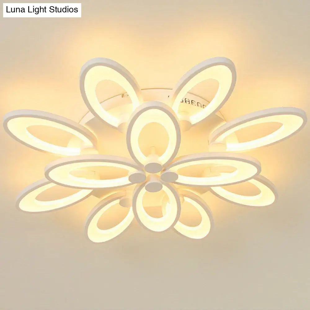 DecorBites™ DecorBites™ Modern Acrylic LED Semi Flush Mount Ceiling Light - Ideal for Living Room