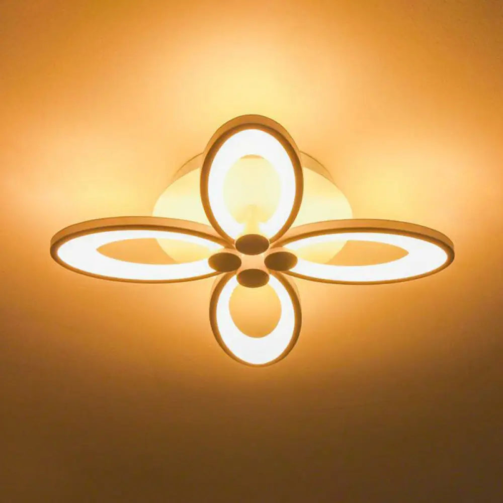 DecorBites™ DecorBites™ Modern Acrylic LED Semi Flush Mount Ceiling Light - Ideal for Living Room