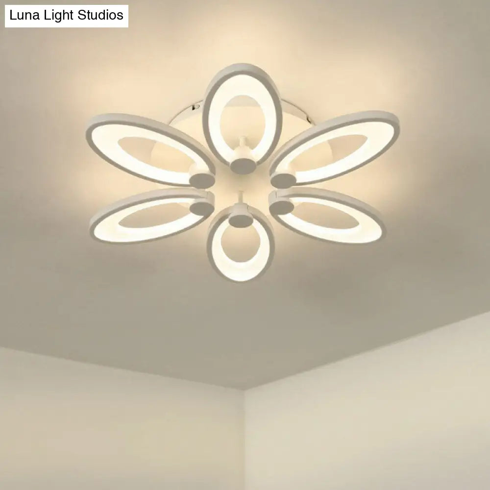 DecorBites™ DecorBites™ Modern Acrylic LED Semi Flush Mount Ceiling Light - Ideal for Living Room