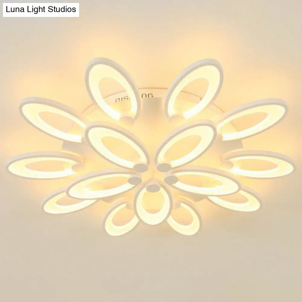 DecorBites™ DecorBites™ Modern Acrylic LED Semi Flush Mount Ceiling Light - Ideal for Living Room
