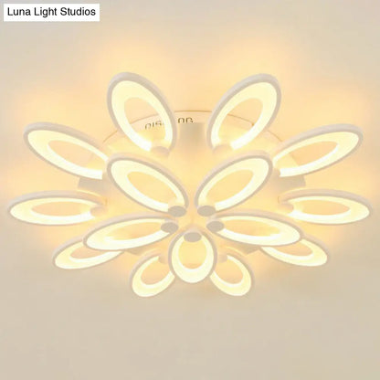 DecorBites™ DecorBites™ Modern Acrylic LED Semi Flush Mount Ceiling Light - Ideal for Living Room