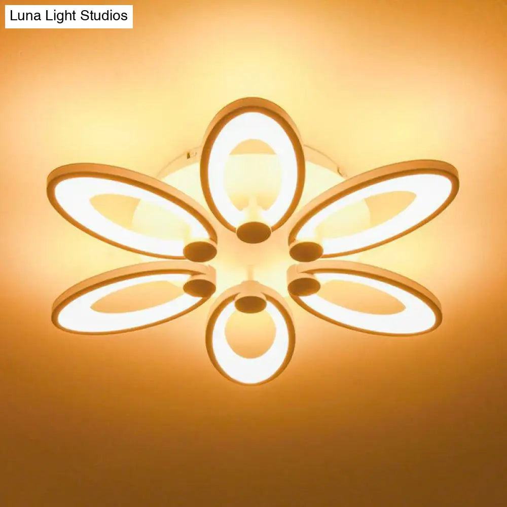 DecorBites™ DecorBites™ Modern Acrylic LED Semi Flush Mount Ceiling Light - Ideal for Living Room