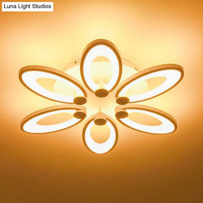 DecorBites™ DecorBites™ Modern Acrylic LED Semi Flush Mount Ceiling Light - Ideal for Living Room