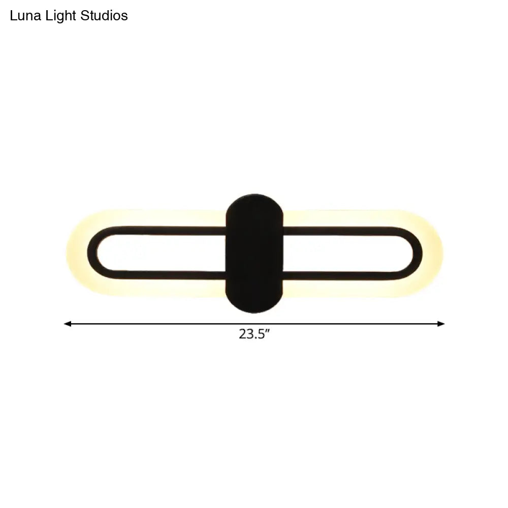 DecorBites™ DecorBites™ Modern Acrylic LED Wall Mounted Light in Warm/White Light - 16"/23.5"/31.5" W