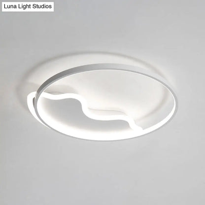 DecorBites™ DecorBites™ Modern Acrylic Mountain Flush Ceiling Light for Dining Room