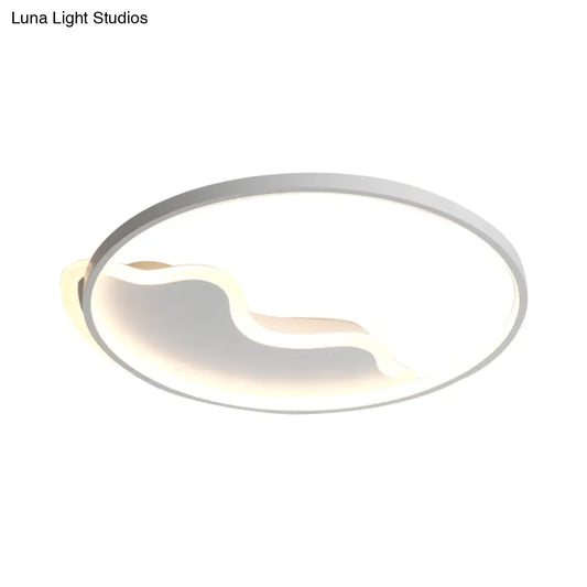 DecorBites™ DecorBites™ Modern Acrylic Mountain Flush Ceiling Light for Dining Room