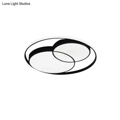 DecorBites™ DecorBites™ Modern Acrylic Snowman Ceiling Light - Stylish Flush Mount for Study Room & Kitchen