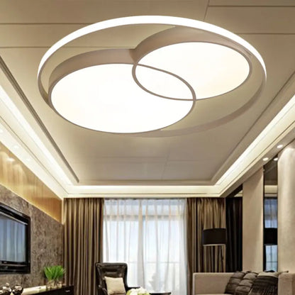 DecorBites™ DecorBites™ Modern Acrylic Snowman Ceiling Light - Stylish Flush Mount for Study Room & Kitchen