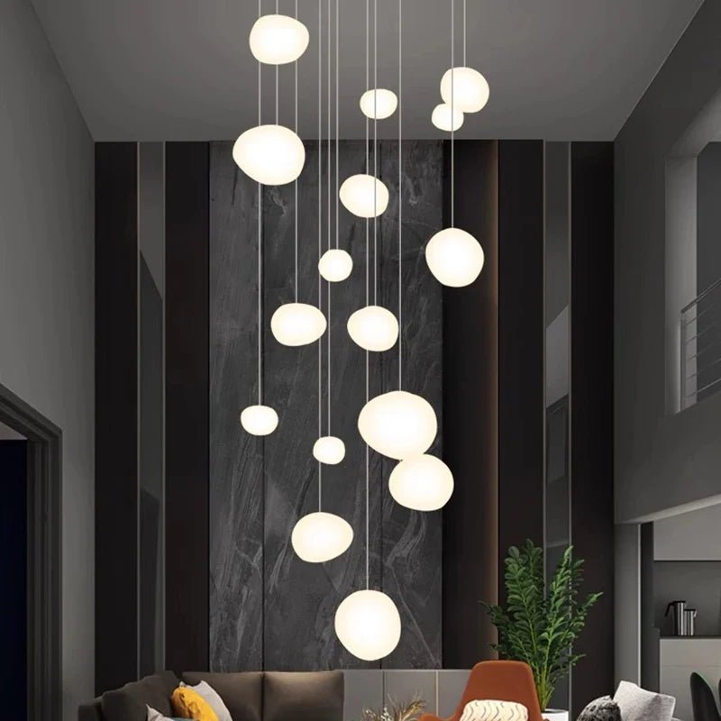 Modern Acrylic Staircase Multi-Light Pendant Chandelier - Decorbites