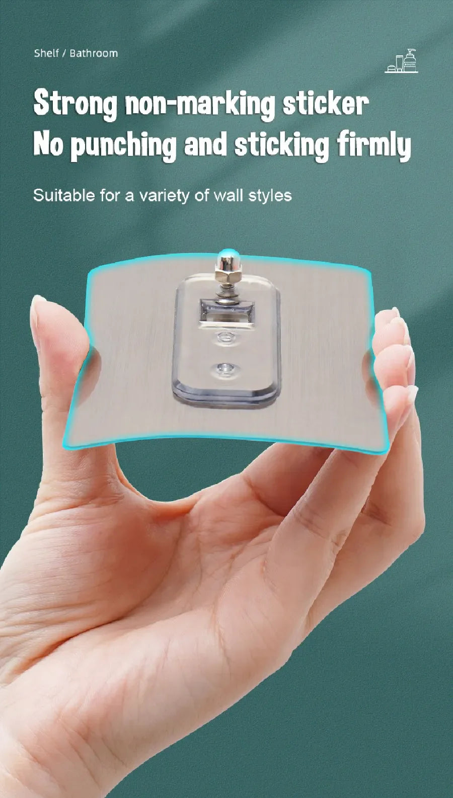 Modern Aluminum Bathroom Corner Caddy Shelf