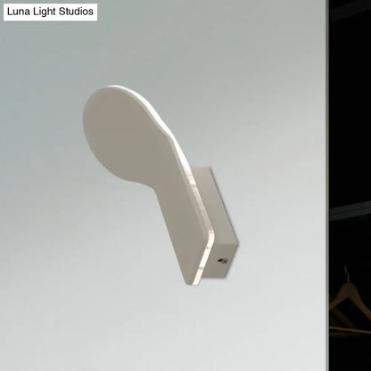 DecorBites™ DecorBites™ Modern Aluminum Bend Wall Sconce with LED & White Finish - Choose from 3 Light Settings