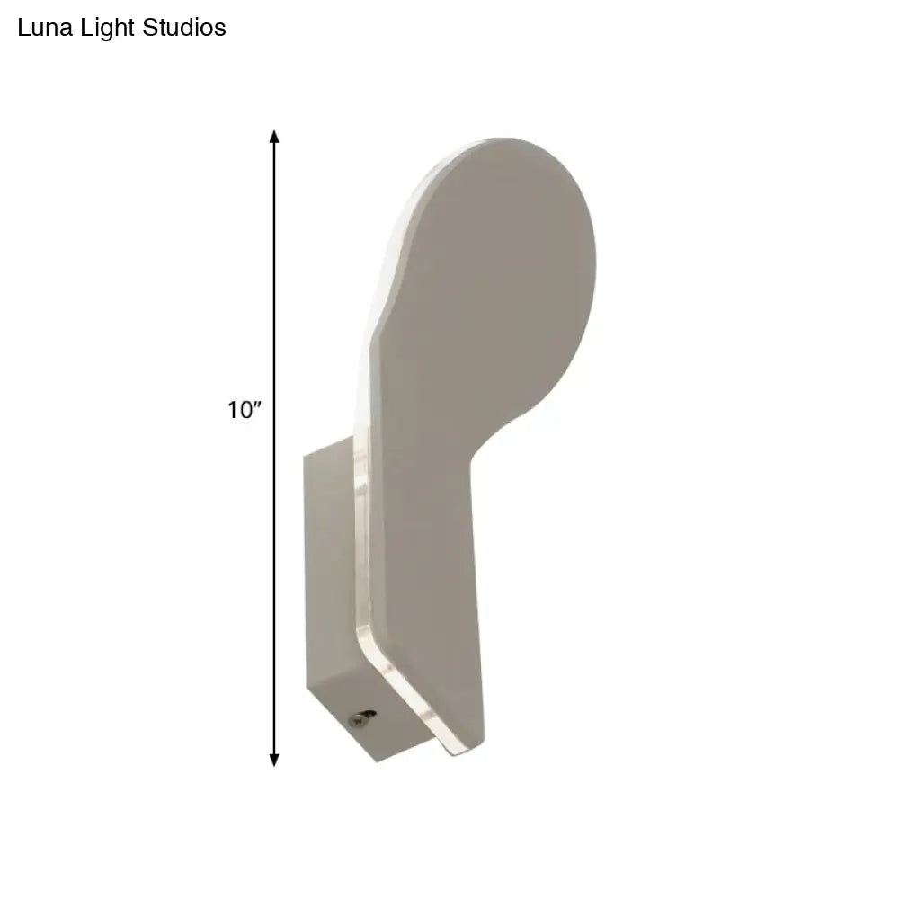 DecorBites™ DecorBites™ Modern Aluminum Bend Wall Sconce with LED & White Finish - Choose from 3 Light Settings