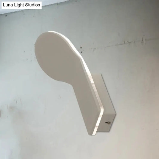 DecorBites™ DecorBites™ Modern Aluminum Bend Wall Sconce with LED & White Finish - Choose from 3 Light Settings